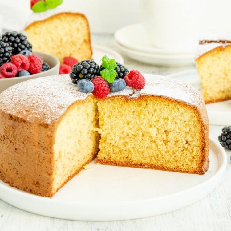 كيكة السبع ملاعق الإسفنجية