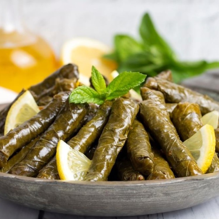 ورق عنب شامي بزيت الزيتون