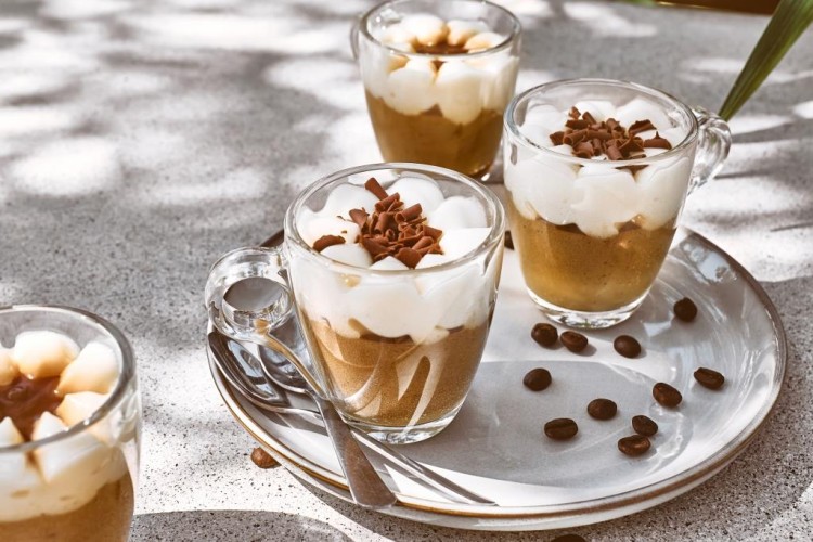 حلى أكواب القهوة السريع