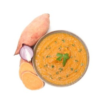 شوربة البطاطا الحلوة الناعمة