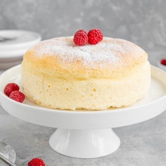 الكيكة اليابانية القطنية