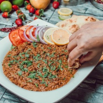 لحم مفروم بالصينية