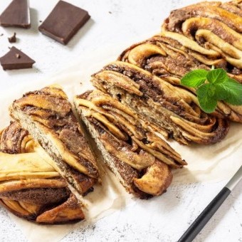 فطيرة الشوكولاتة المخبوزة