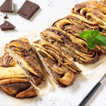 فطيرة الشوكولاتة المخبوزة