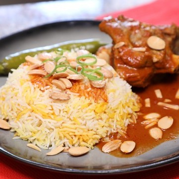 أرز مديني باللحم لغداء العيد بالفيديو