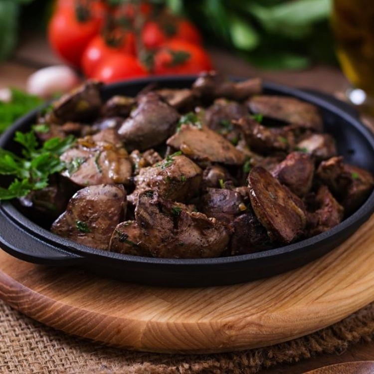 الكبدة المحمّرة بالبهارات