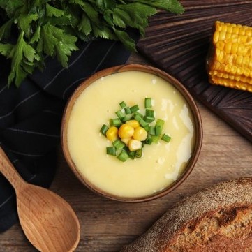 شوربة الذرة بطريقة جديدة