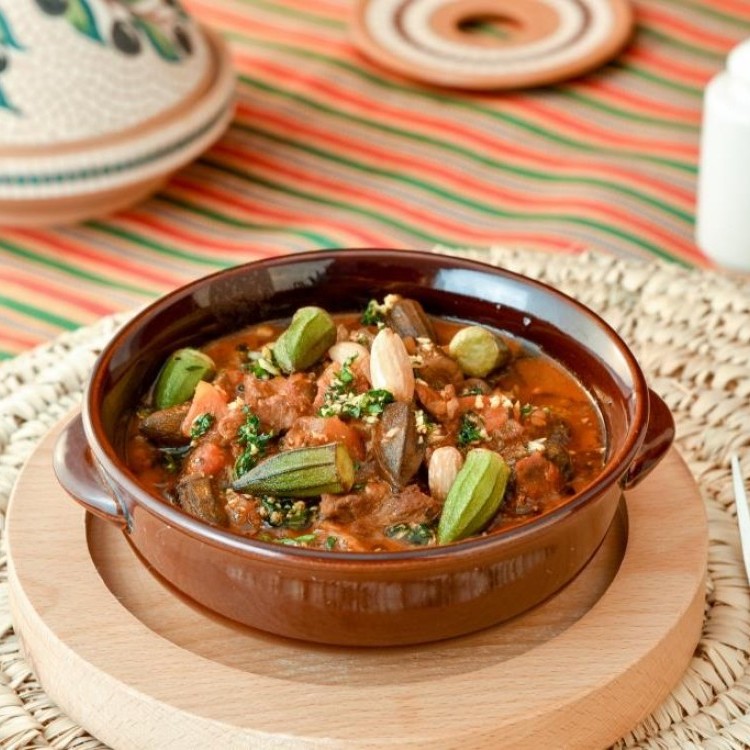 البامية باللحمة لسفرة رمضان