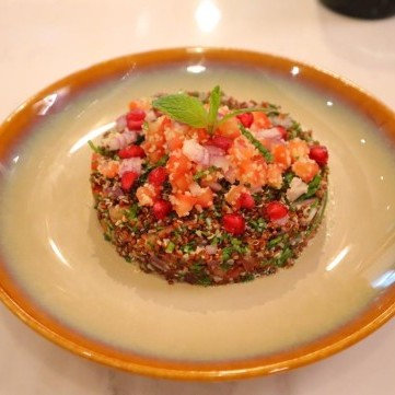 تبولة الكينوا والبرغل