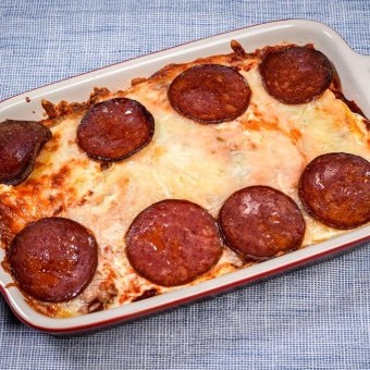 صينية النودلز مع السلامي بالفيديو