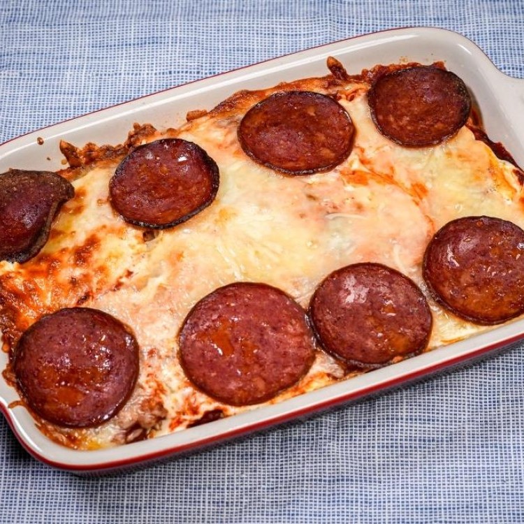 صينية النودلز مع السلامي بالفيديو