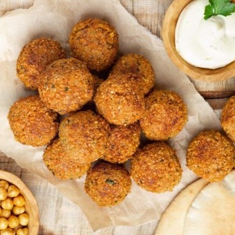 الفلافل المقرمش بالطريقة التقليدية