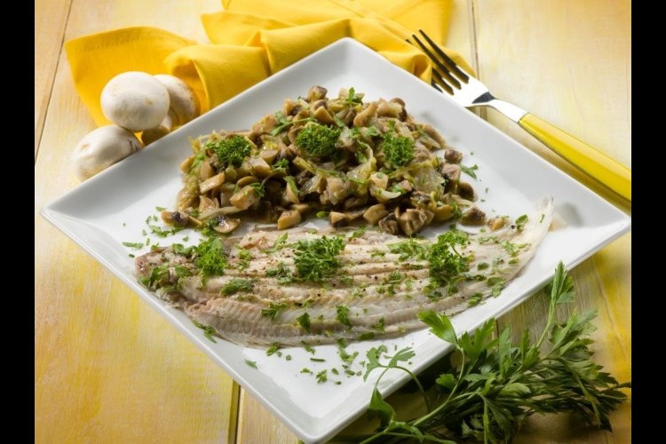 سمك بيكاتا بالمشروم