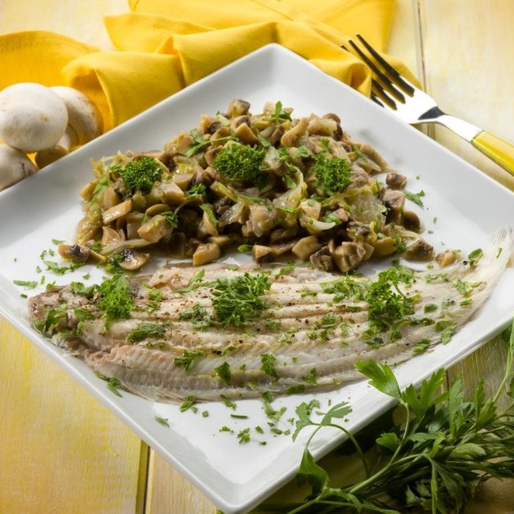 سمك بيكاتا بالمشروم