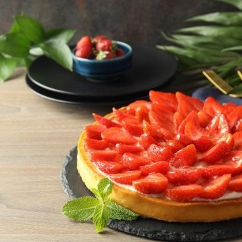 كيكة الفراولة التركية