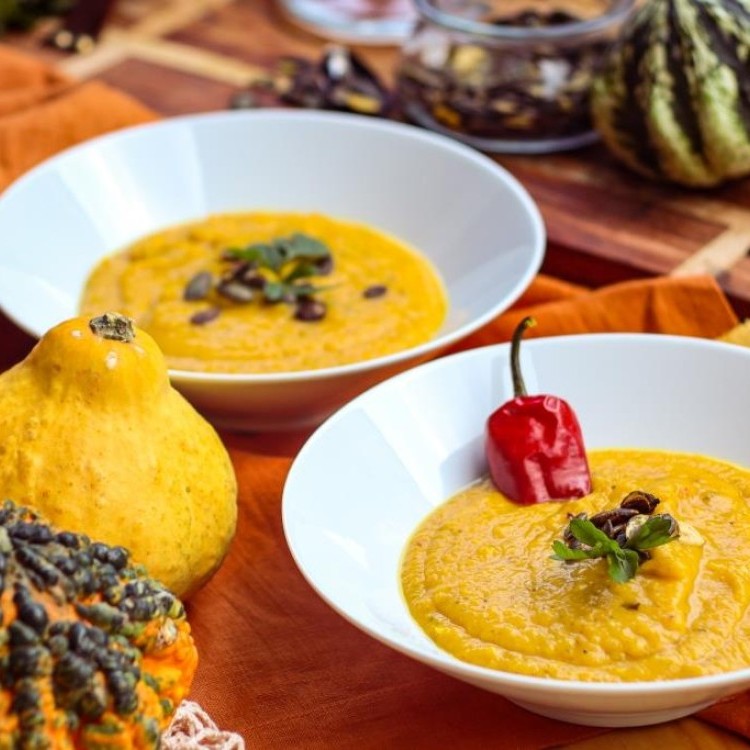 شوربة القرع الشتوية