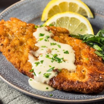 دجاج كرسبي بالصلصة