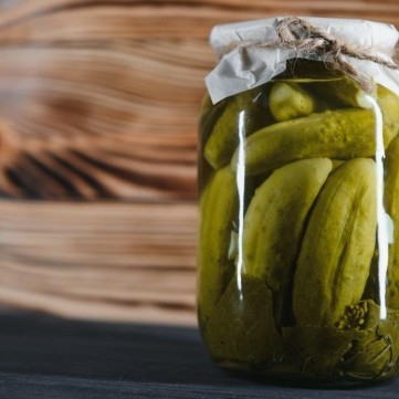 الخيار المخلل المقرمش