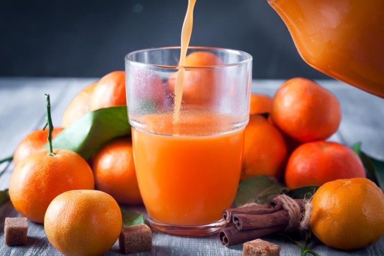 عصير اليوسفي المنعش لإفطار رمضان