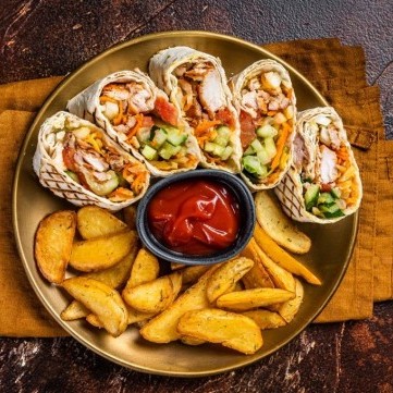 ميني شاورما دجاج