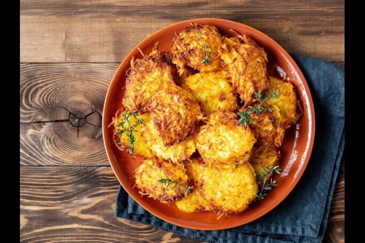 البطاطس المقرمشة بالجبن