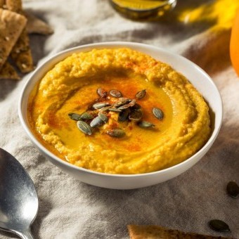 هريس اليقطين والحمص