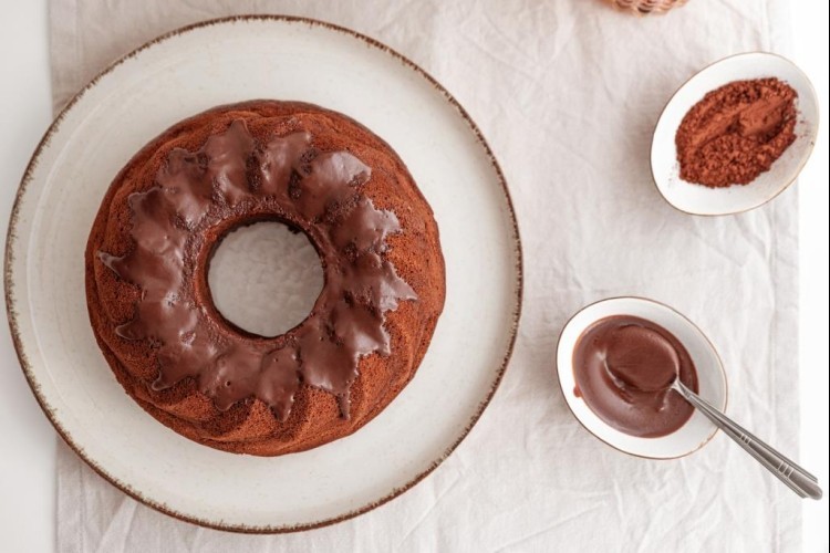 كيكة الشوكولاتة بالكاكاو