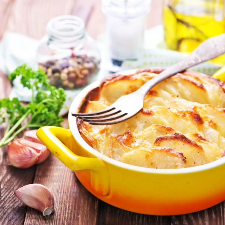 غراتان بطاطا بالجبنة