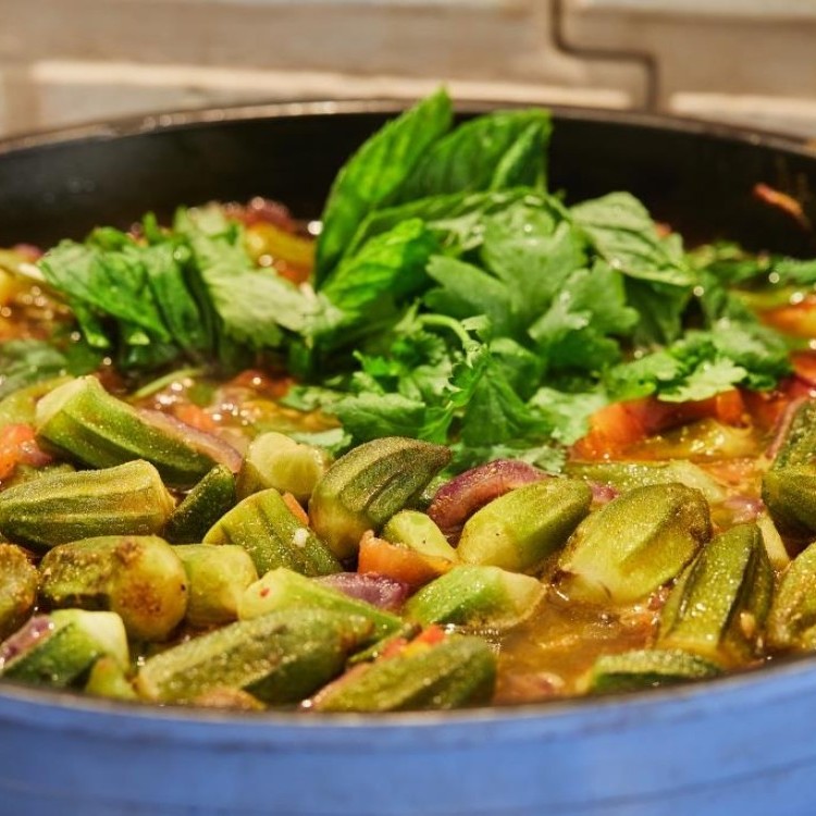 طريقة عمل البامية المجمدة