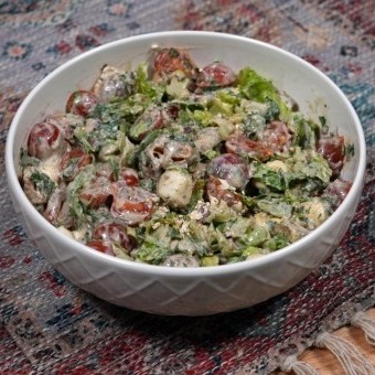 سلطة التورتيليني بالفيديو