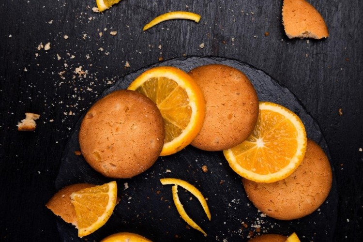بسكويت البرتقال للعيد