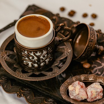 القهوة التركية برغوة