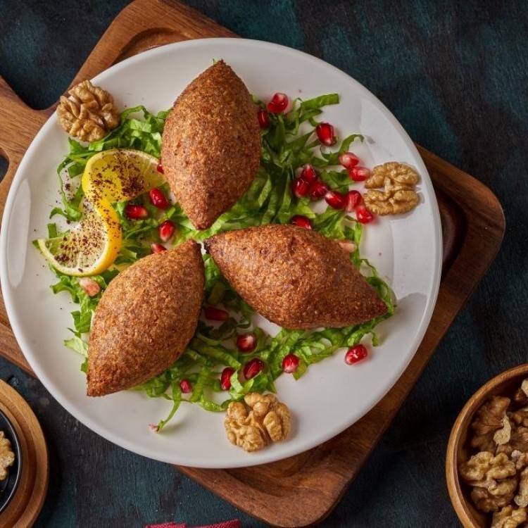 كبة مقلية بالبرغل واللحم