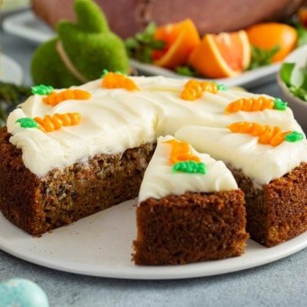 كيكة الجزر الهشة