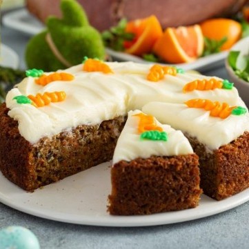 كيكة الجزر الهشة