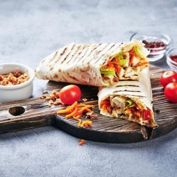 فطيرة الشاورما بالصاج