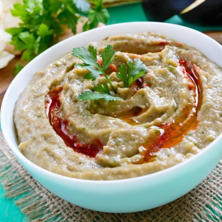 متبل الباذنجان المشوي