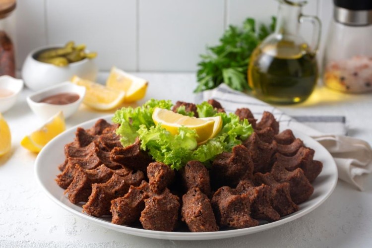 كبة نية نباتية بالبرغل للرجيم