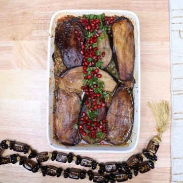 دولمة الباذنجان العراقية بالفيديو