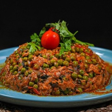 حمسة التونة والبازيلاء بالفيديو