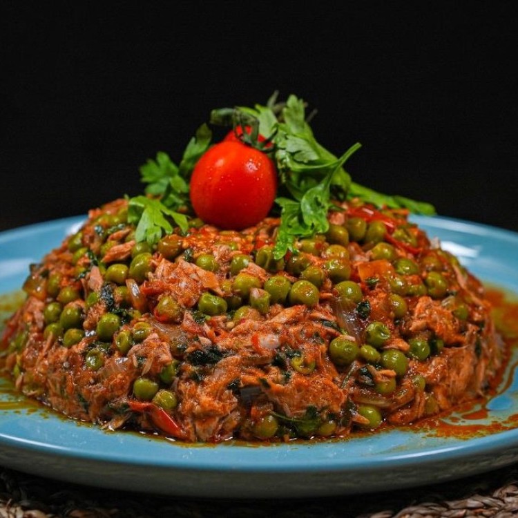 حمسة التونة والبازيلاء بالفيديو