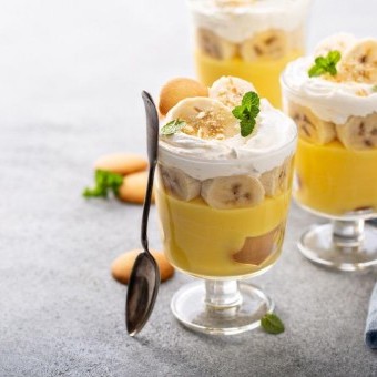 حلى الكاسترد بالموز